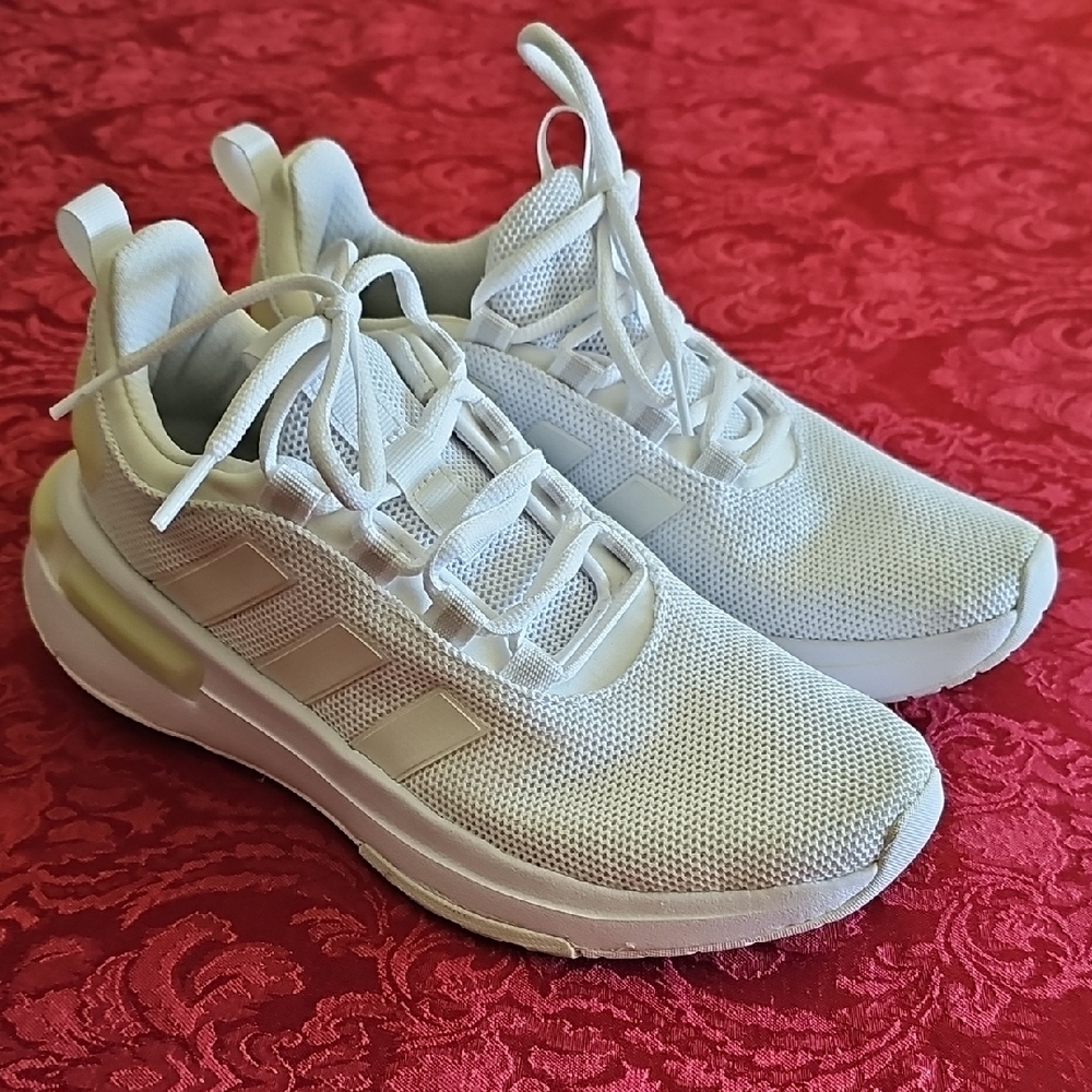 Adidas White Racer TR23 Mesh Sneakers